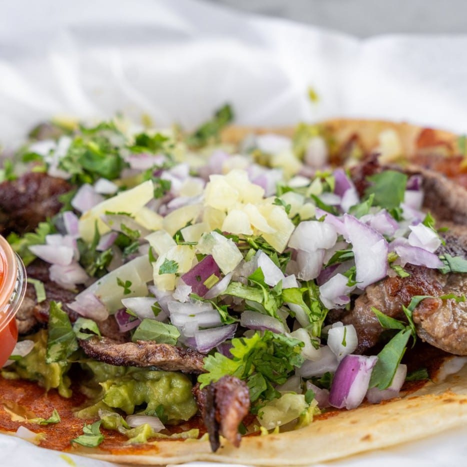 Ribeye Steak Taco.